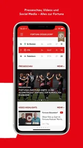 Fortuna Düsseldorf App screenshot 1