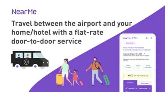 NearMe Airport Taxi Transfer screenshot 1