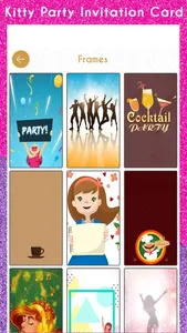 Kitty Party Invitation Card HD screenshot 1