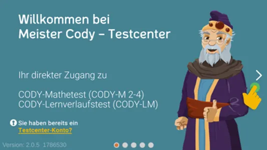 Meister Cody - Testcenter screenshot 0