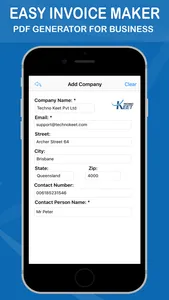 Easy Invoice Maker screenshot 2