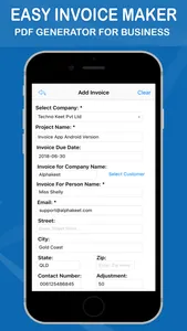 Easy Invoice Maker screenshot 4