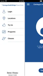 Centegra Health Bridge Fitness screenshot 1