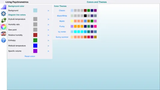 Living_Psychrometrics screenshot 3