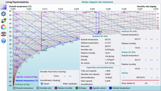 Living_Psychrometrics screenshot 5