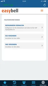 easybell - VoIP to go screenshot 2