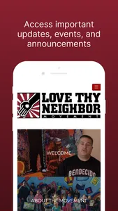 Love Thy Neighbor Movement screenshot 0