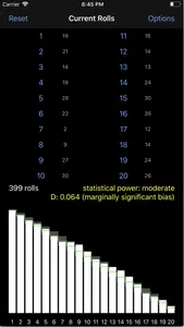 Dice Fairness screenshot 2