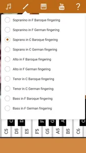 2D Recorder Fingering Chart screenshot 1