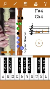 2D Recorder Fingering Chart screenshot 2