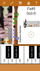 2D Recorder Fingering Chart screenshot 3