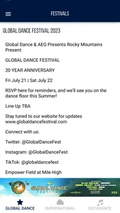 Global Dance Events screenshot 4