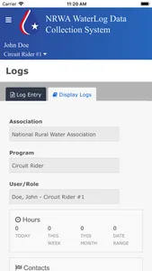 NRWA Waterlog screenshot 1