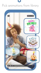 Happy Birthday Video Maker gif screenshot 2