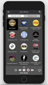 Gym Radio - Workout Music App screenshot 1