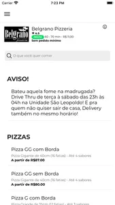 Belgrano Pizzaria screenshot 1