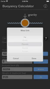 Buoyancy Calculator screenshot 3