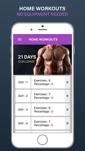 Home Workouts Body Building screenshot 0