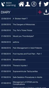 RCEMLearning CPD Diary screenshot 1