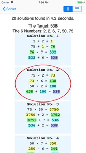 Countdown Game & Solver screenshot 1