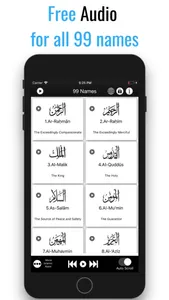 99 Names of Allah + Audio screenshot 0