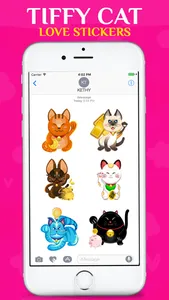 Tiffy Cat Stickers screenshot 1