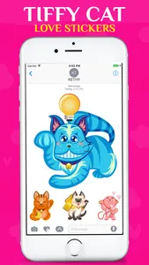 Tiffy Cat Stickers screenshot 2