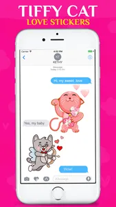 Tiffy Cat Stickers screenshot 3