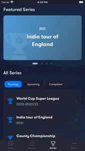 Cricket: Live Line &  Score screenshot 2