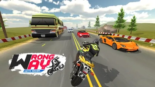 Wrong Way Moto Racer screenshot 0