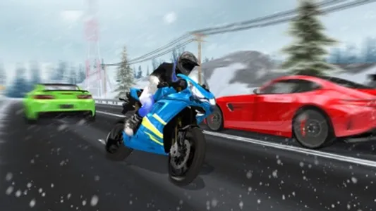 Wrong Way Moto Racer screenshot 1