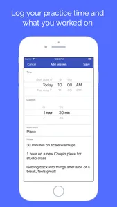 Sessions - Practice Log screenshot 0