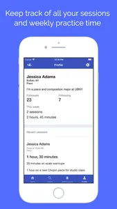 Sessions - Practice Log screenshot 2