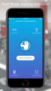 Gym Book: training notebook screenshot 0