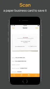 bizzerd digital business card screenshot 3