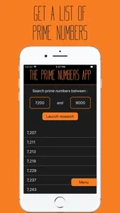 The Prime Numbers App screenshot 2