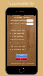 WoodFenceCalc screenshot 0