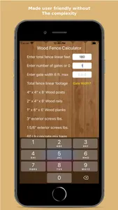 WoodFenceCalc screenshot 1