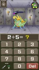 Monster Tower: Math Battle RPG screenshot 0