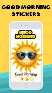 Good Morning Typography Emojis screenshot 0