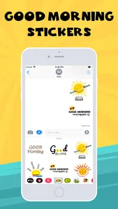 Good Morning Typography Emojis screenshot 3