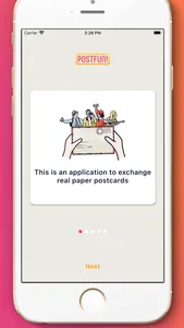 Postfun - exchange postcards screenshot 0