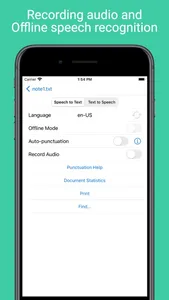 Voice Notebook - audio to text screenshot 1