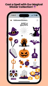 Halloween Stickers. screenshot 1