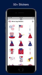 4th of July Stickers. screenshot 3