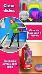 MagicWomen House Cleaning Game screenshot 2