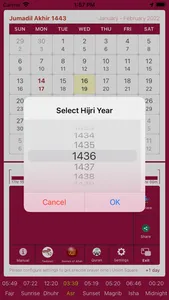 Hijri Calendar screenshot 1