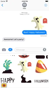 Super Halloween Stickers screenshot 0