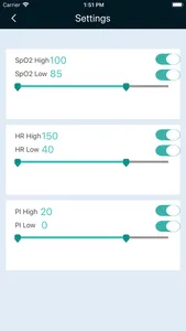 CareMeOximeter screenshot 2