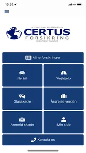 Certus forsikring screenshot 0